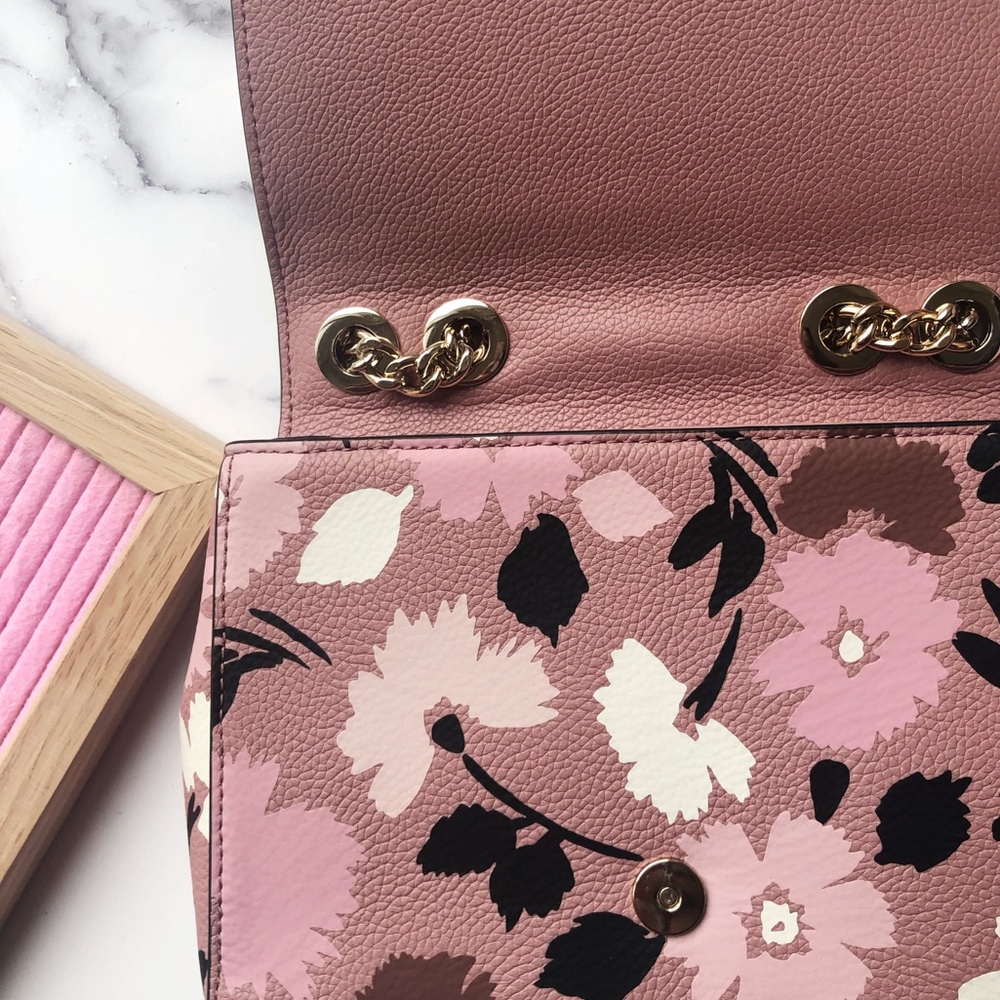 NWT Kate Spade 🌸🎀 Floral Chain Crossbody - Picture 3 of 4